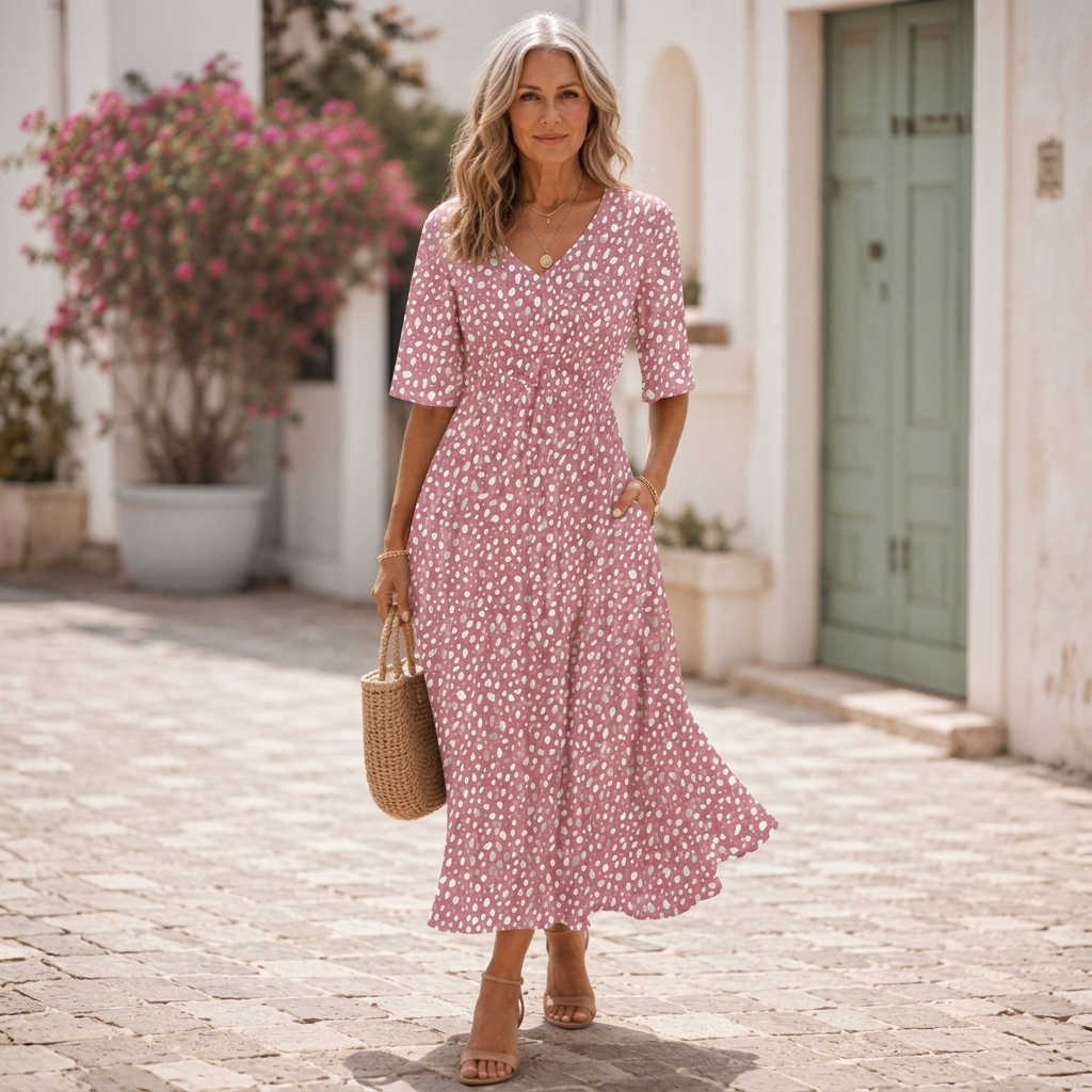 Zainab - Tummy Concealing Midi Dress